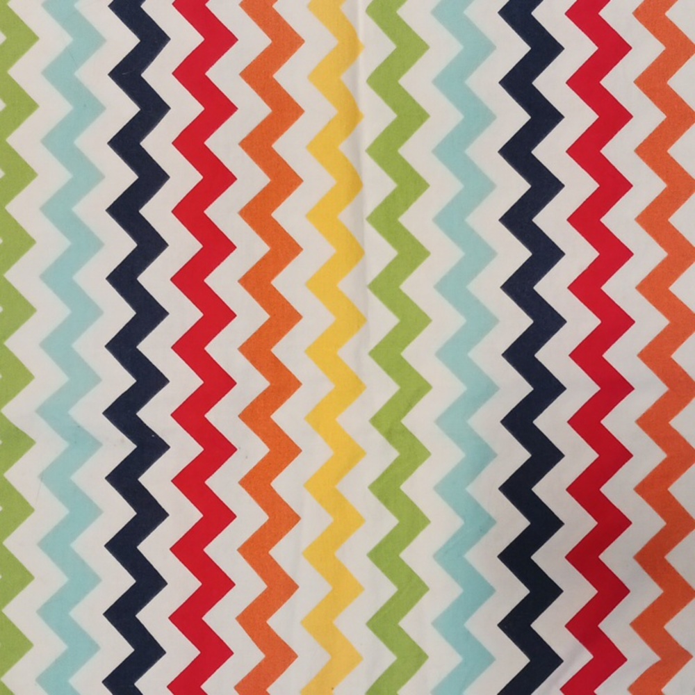 Riley Blake Chevron Rainbow Fabric - 1 yard